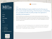 Tablet Screenshot of mikemillerbuilding.com